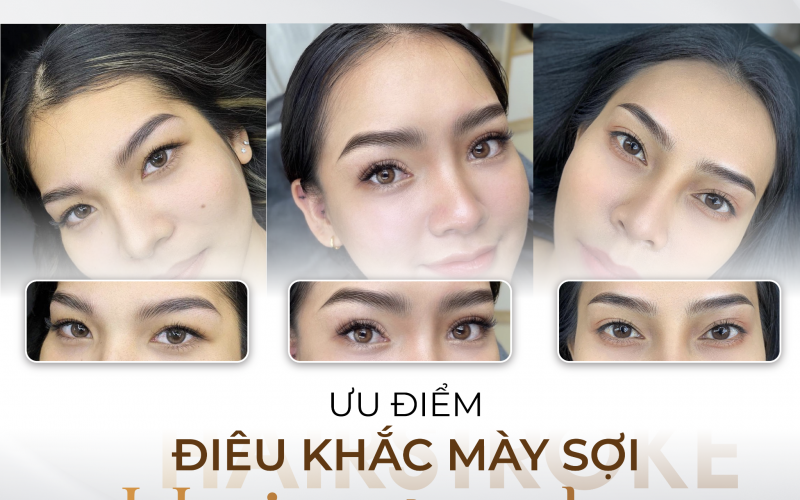 Review dịch vụ Điêu Khắc Chân Mày Hairstroke “5 Sao” Tại Vian Beauty
