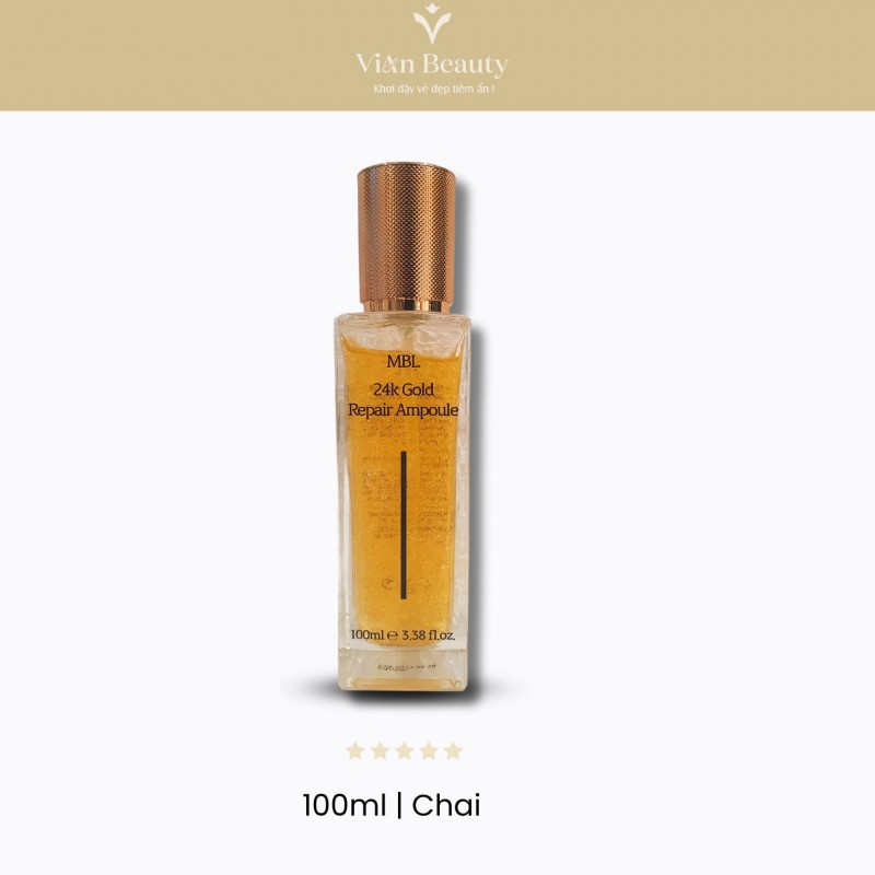 Serum Vàng Dưỡng Da MBL 24K Gold Repair Ampoule 100ml